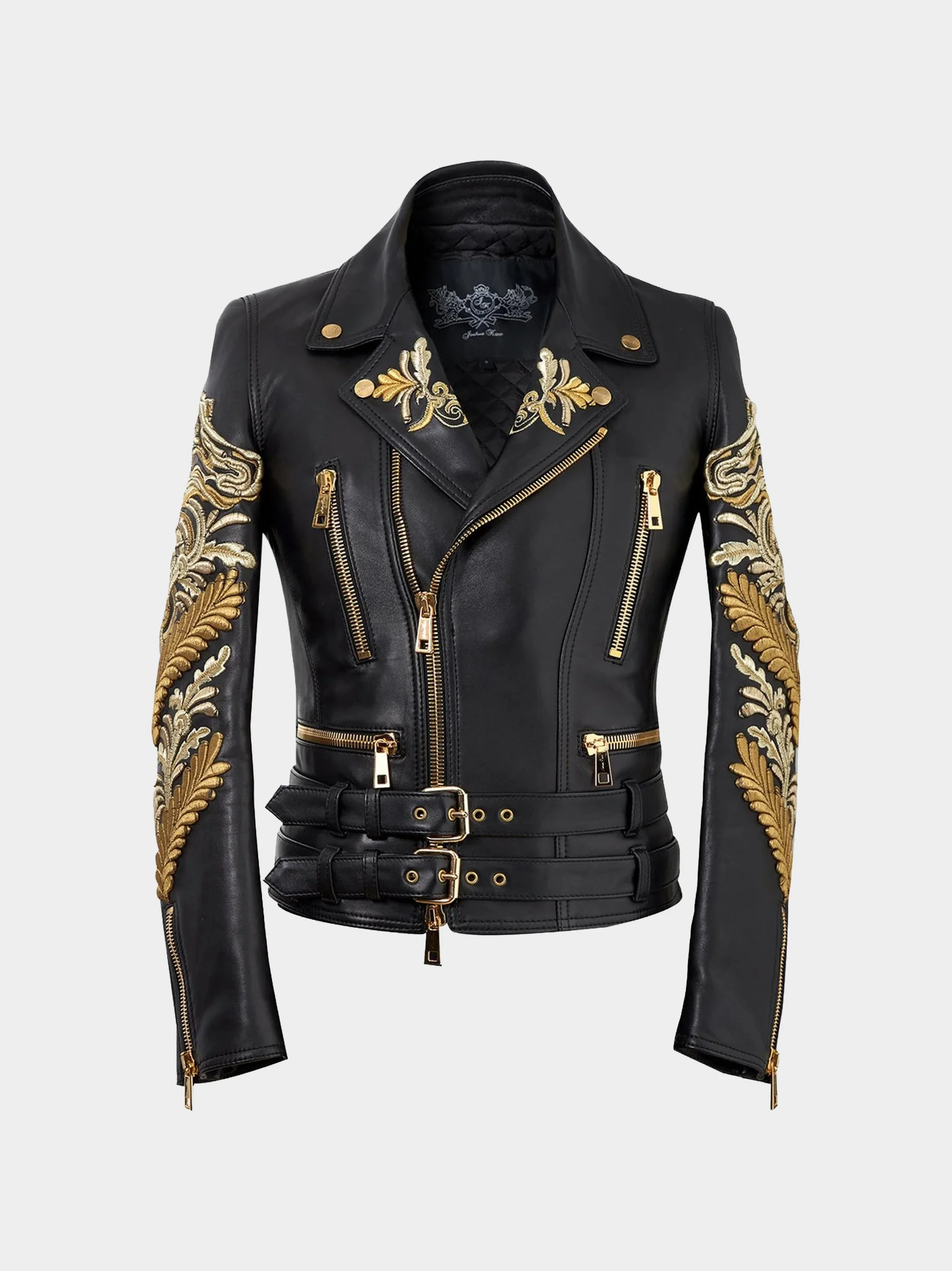 Gold+Embroidered+Biker+Jacket.